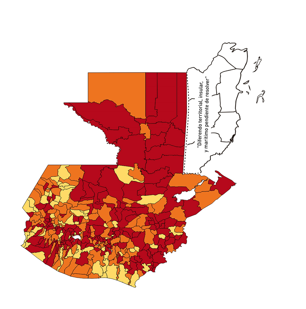 Mapa nivel de alerta regional